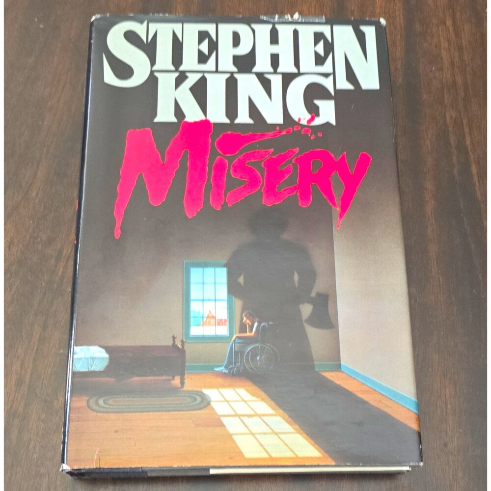 Stephen King Misery Hardcover w/ Dust Jacket Viking Penguin 1987 Horror Novel